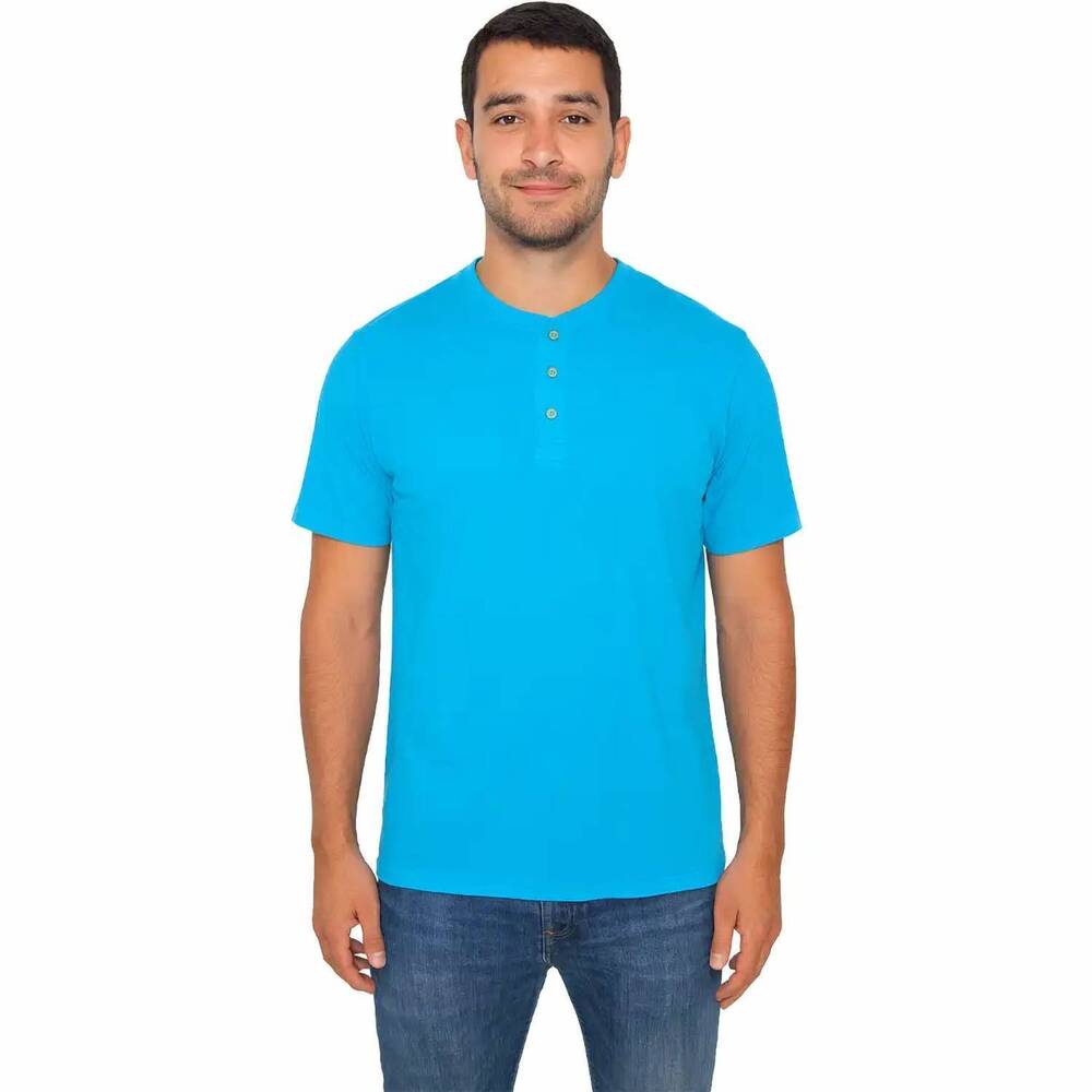 NEW AMERICAN HERITAGE henley top in blue
